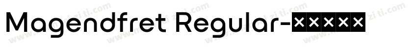 Magendfret Regular字体转换
